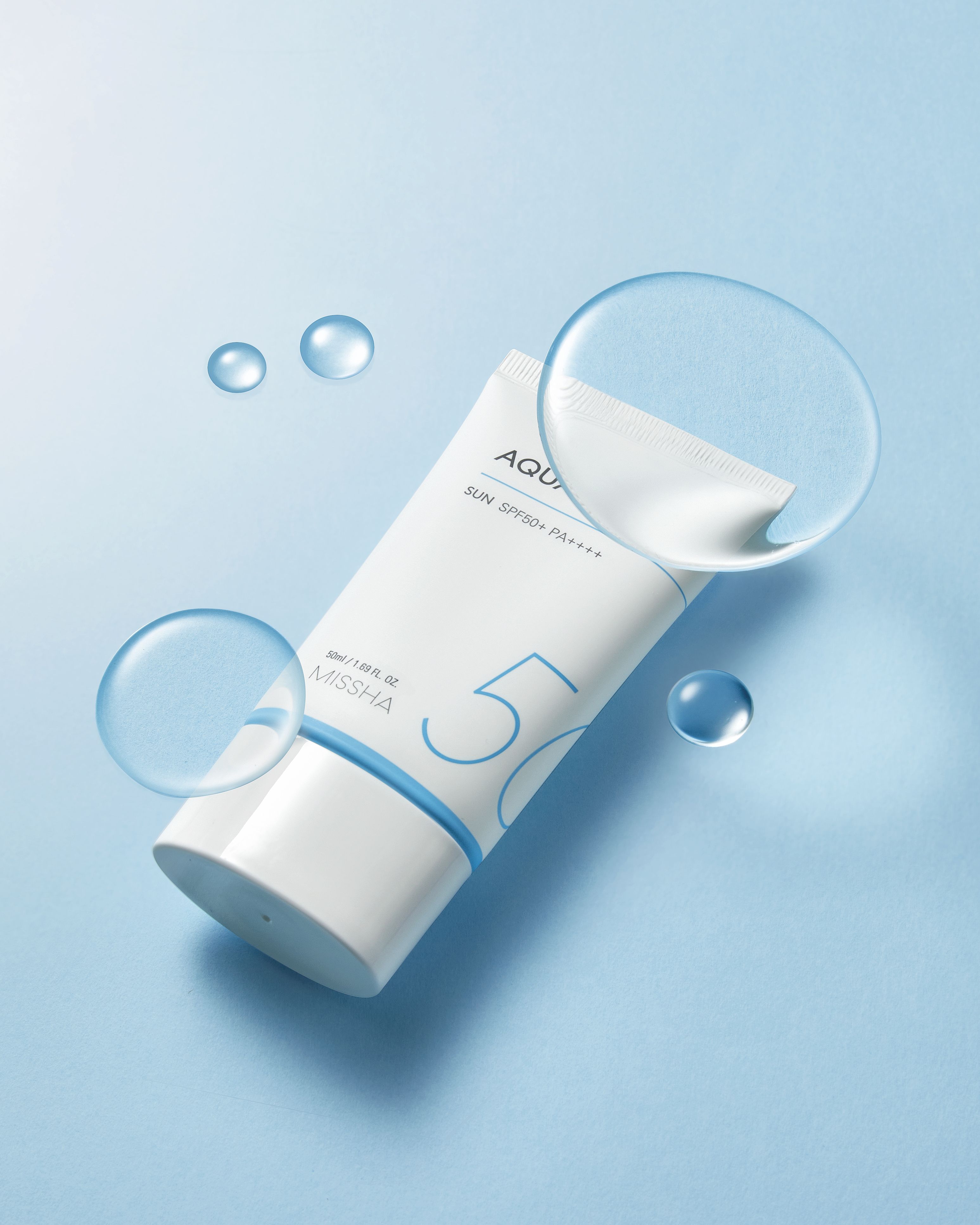 Vsestranska krema za sončenje Aqua za obraz SPF50 PA Korejske kreme za sončenje