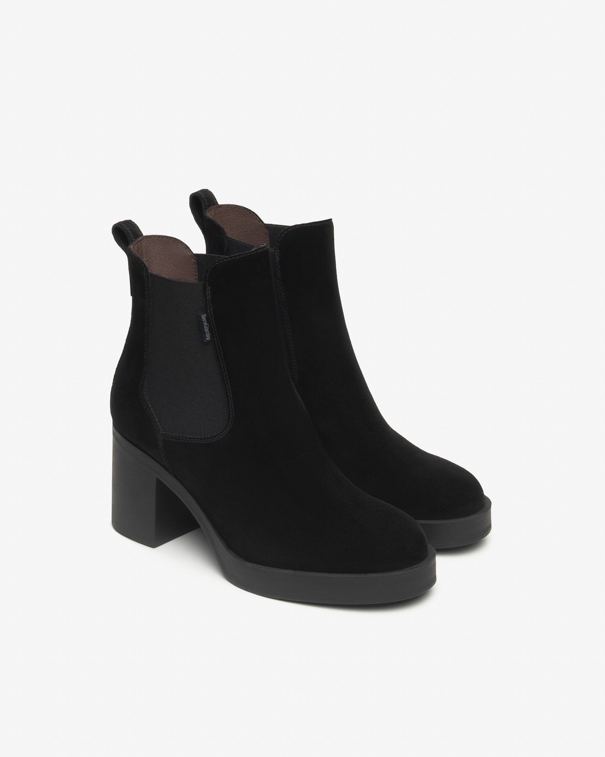  Bottines Chelsea en daim pour femmes