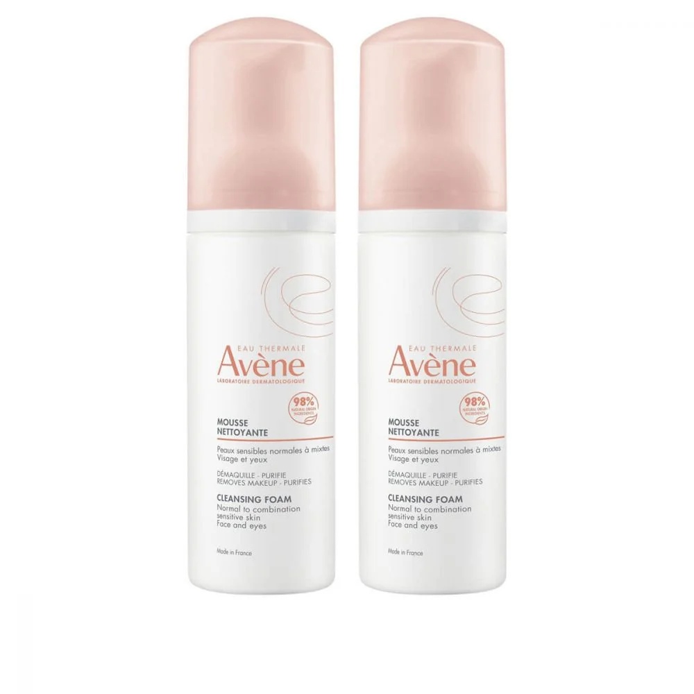 AVENE Avène Duo Reinigungsmousse 2 x 150 ml Gesichts- und Augenreinigung
