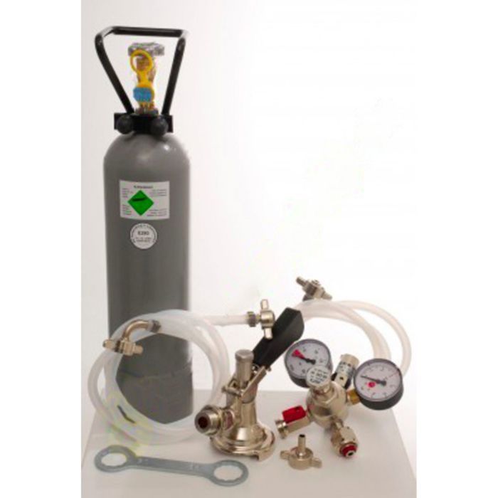 Accessory kit - ICH-ZAPFE.DE - 5L adapter - Metal tap - 2kg CO2 cylinder