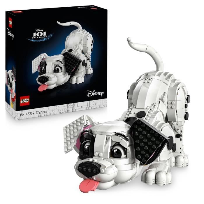 LEGO ǀ Disney 43269 Le Chiot des 101 Dalmatiens - Set de Construction Adulte avec Chien