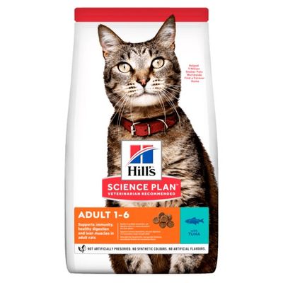 10 kg de croquettes Hill's Science Plan pour chat - 8 kg + 2 kg offerts !*