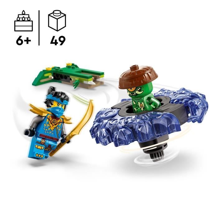 LEGO NINJAGO 71849 Nya mot det mutanta monstrets snurr - Byggset för åldrarna 6+