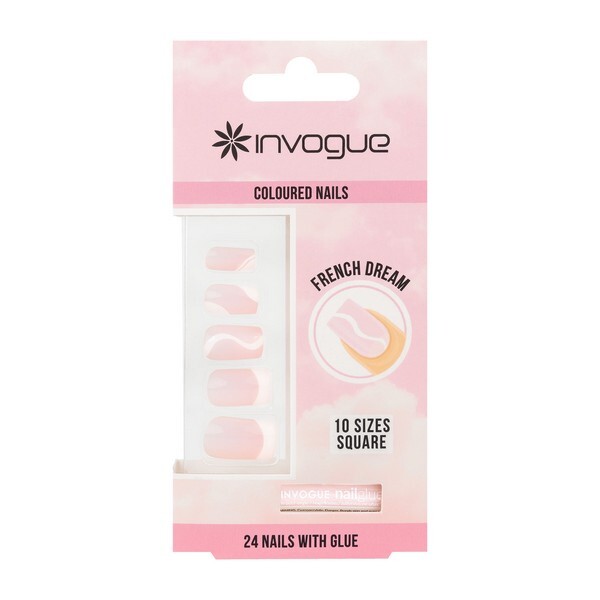 Invogue French Dream Square Nails (24 Stück)