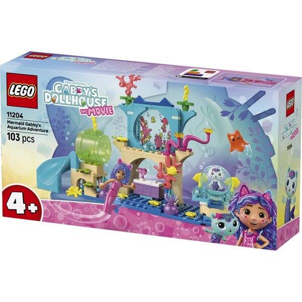 LEGO Gabbyjina hišica za punčke 11204 Pustolovščina morske deklice Gabby v akvariju