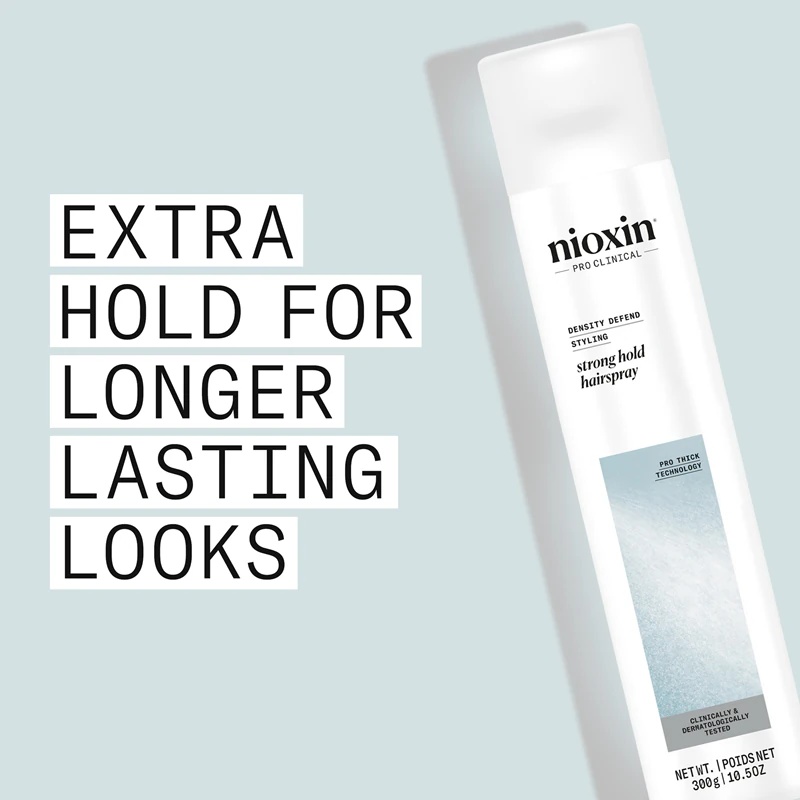 Nioxin Density Defend Styling Strong Hold matu laka perfektam apjomam