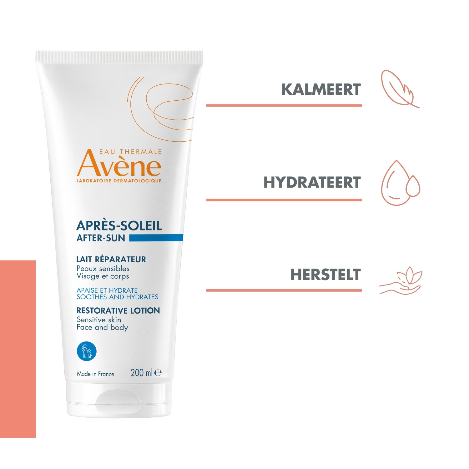 Avène Aftersun Body Solaire atkuriamasis losjonas After-Sun – 200 ml