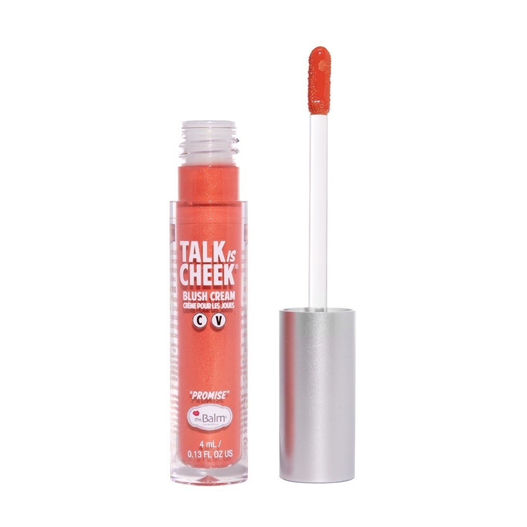 theBalm set za šminkanje, kremasto rumenilo, Talk is Cheek Promise – 4,5 ml