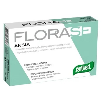 SANTIVERI Florase, complément probiotique contre l'anxiété, 40 capsules
