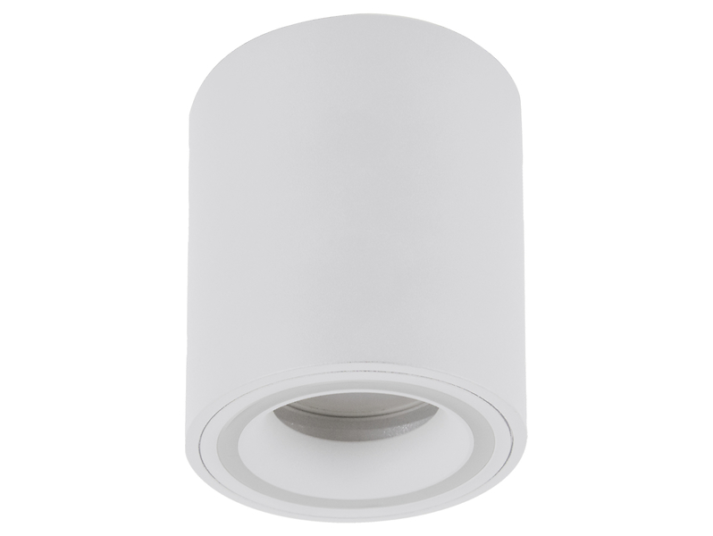 Lampa natynkowa Indi aluminiowa biała