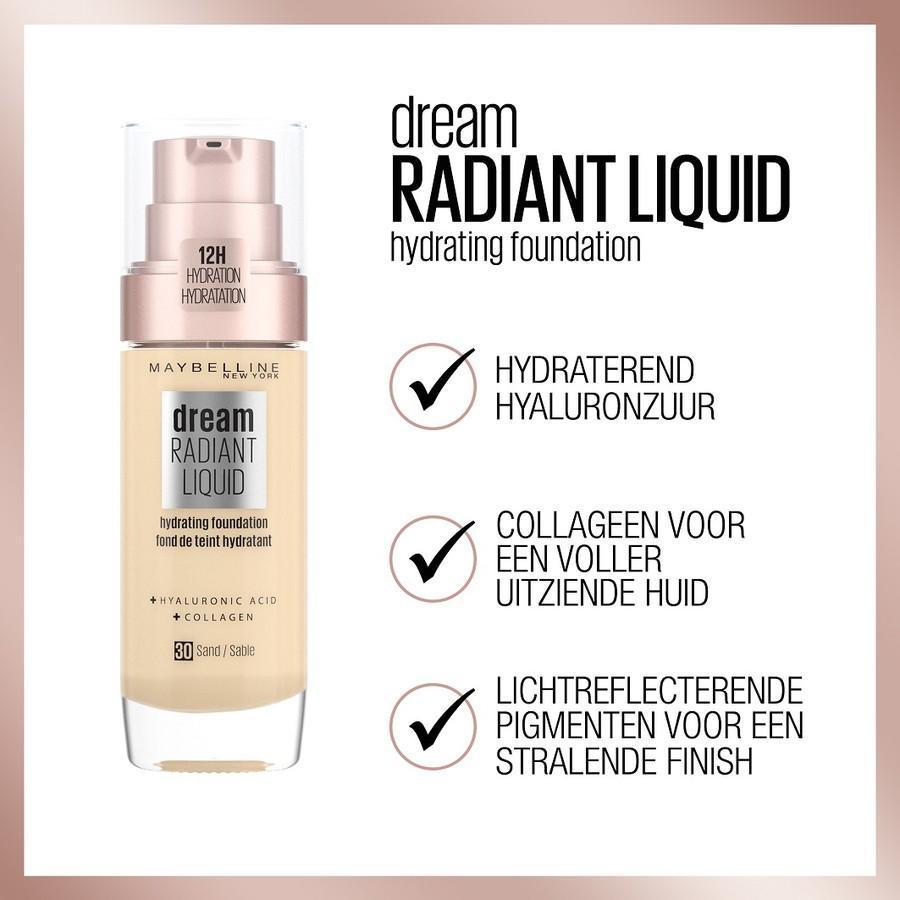Maybelline Foundation Dream Radiant Liquid – 1 Stück