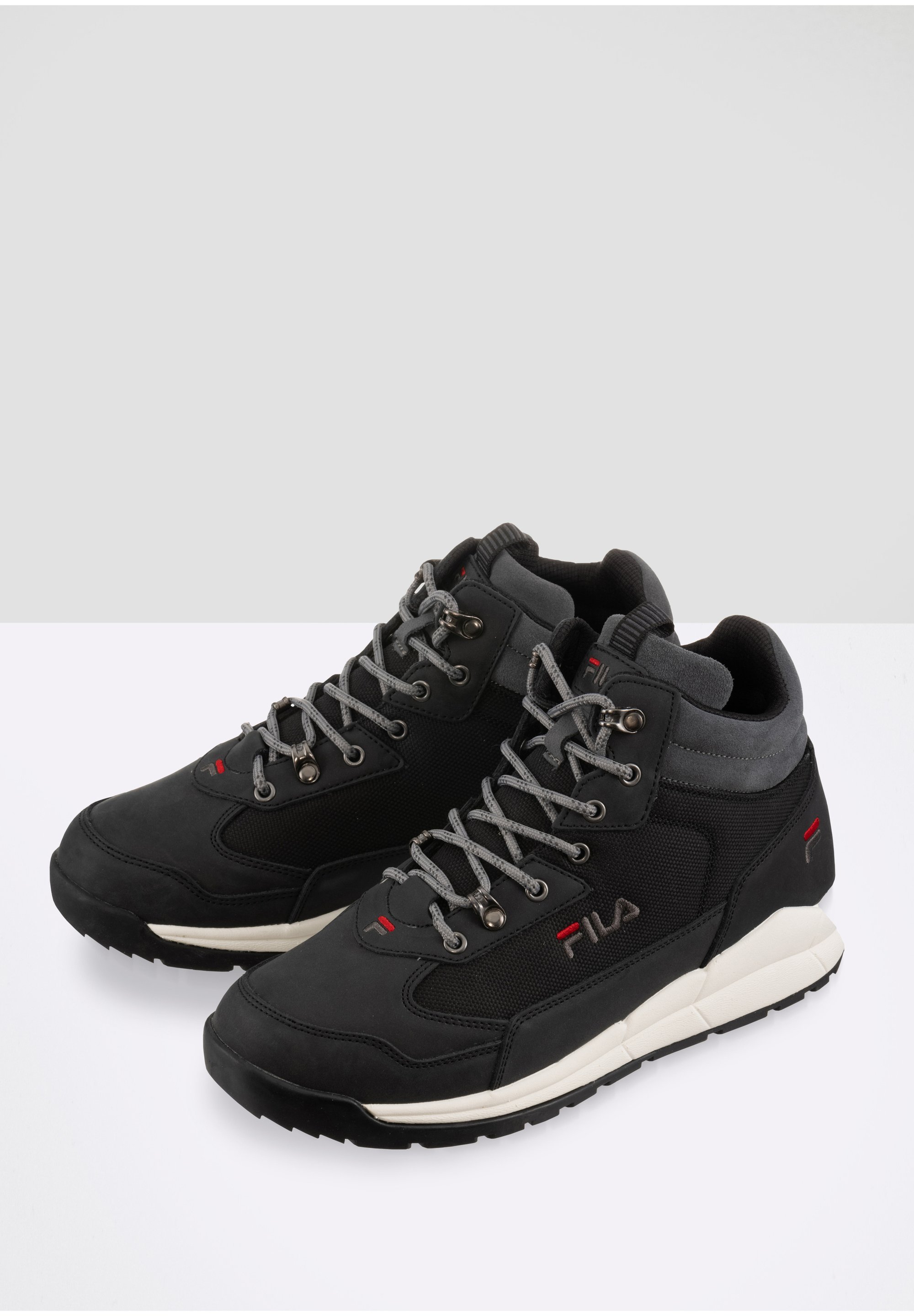 Fila ALPHA - Pohodniški čevlji - črna castlerock
