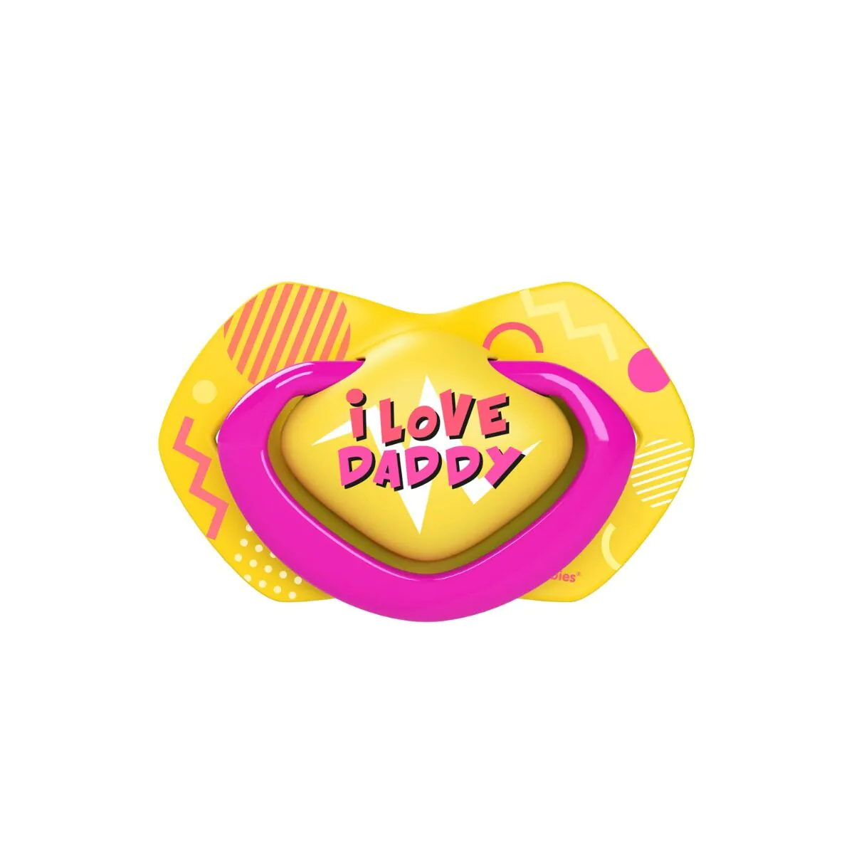 Canpol Babies Smoczki Silikonowe Neon Love Symetryczne 18M+ K. Różowy