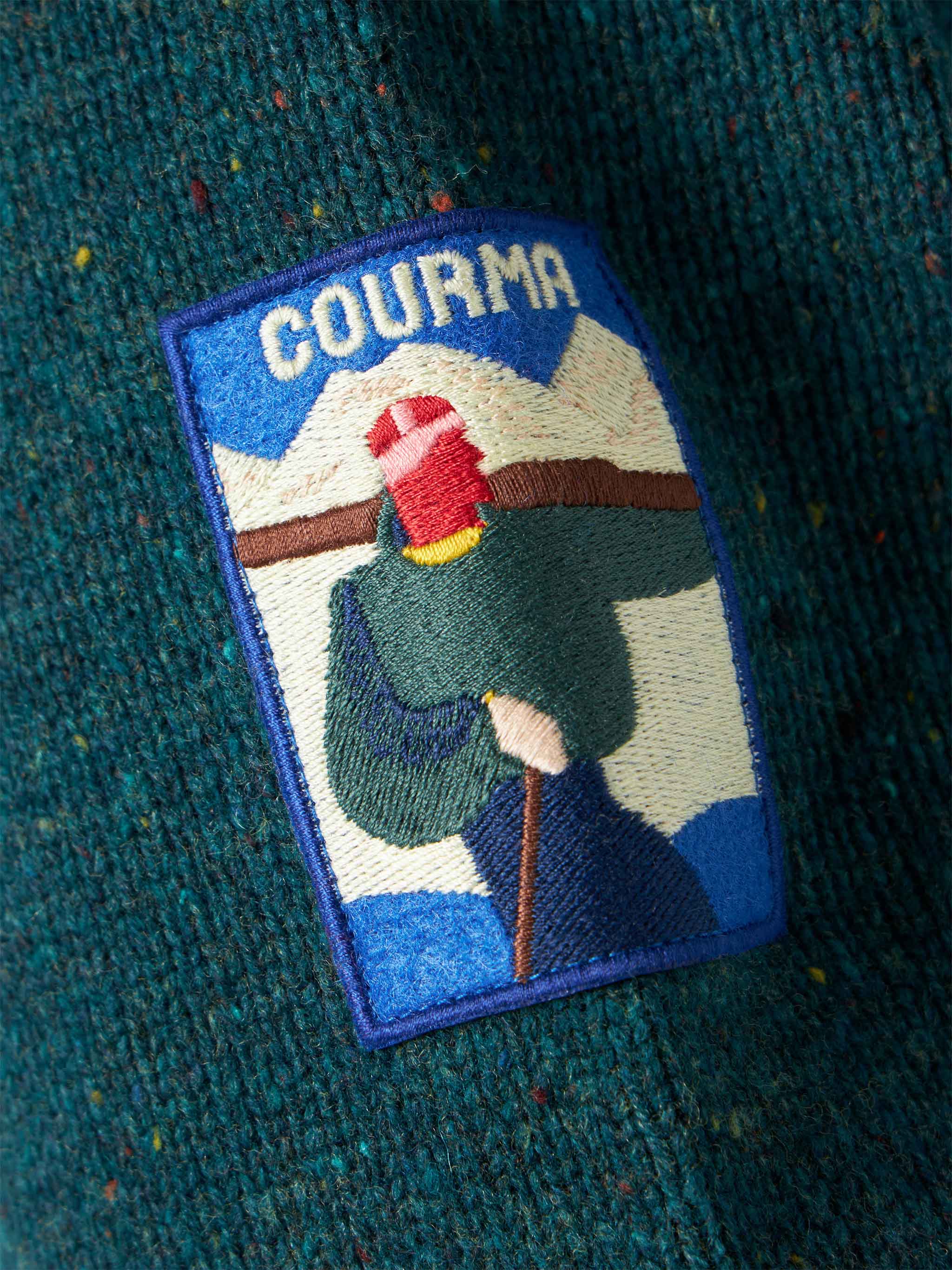 grüner Rollkragenpullover für Herren