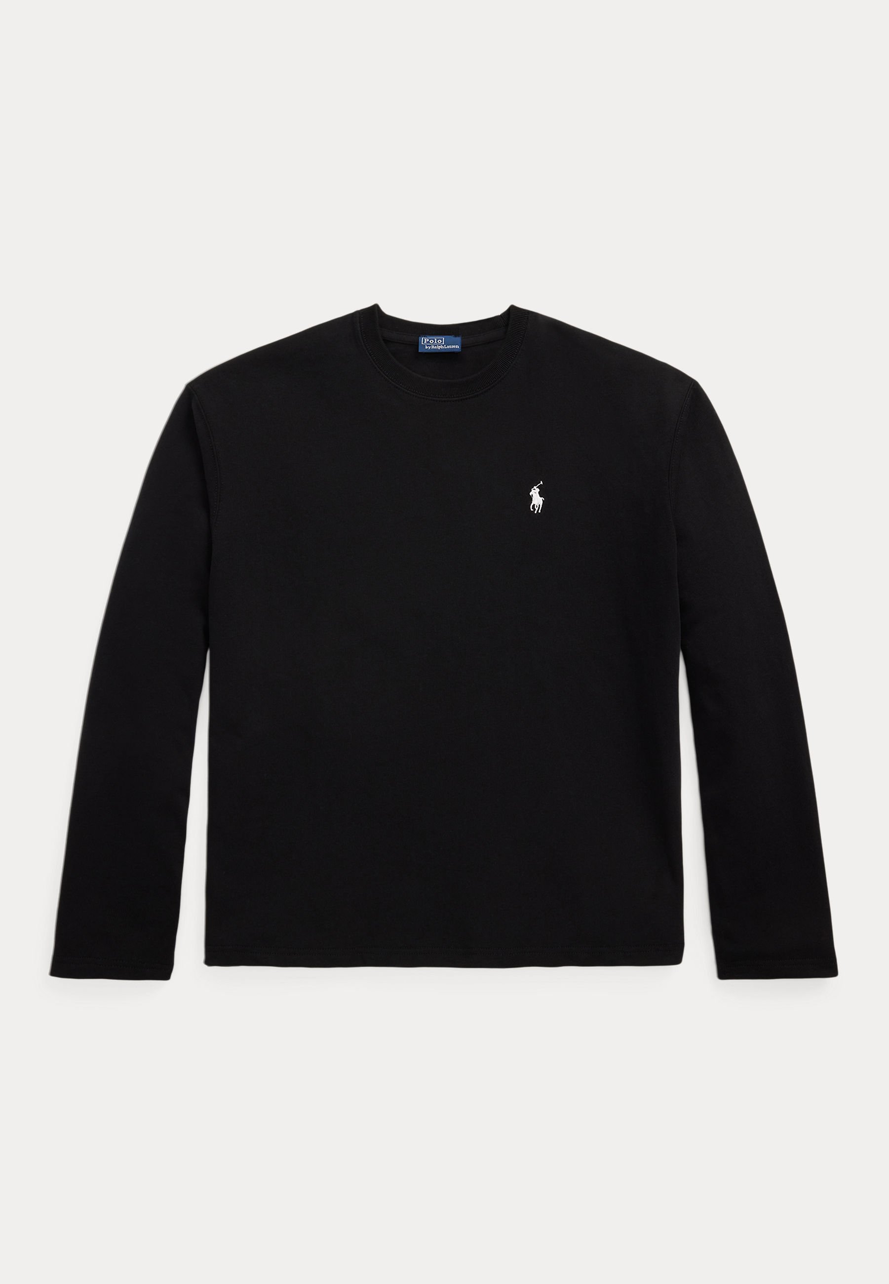Polo Ralph Lauren katoenen jersey T-shirt met lange mouwen - Top met lange mouwen - zwart