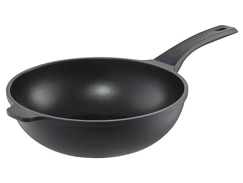 Patelnia wok aluminiowa ze wskaźnikiem temperatury Ultimo 28 cm