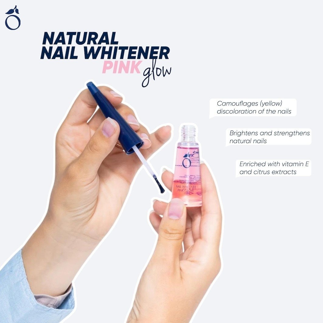 Herome Cosmetics lak za nohte za nego rok Naravni posvetljevalec nohtov Pink Glow - PINK GLOW