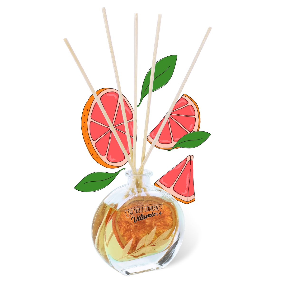 „Mikado Pink Greipfruit“ vitaminų užpilas Oro gaivikliai ir žvakės