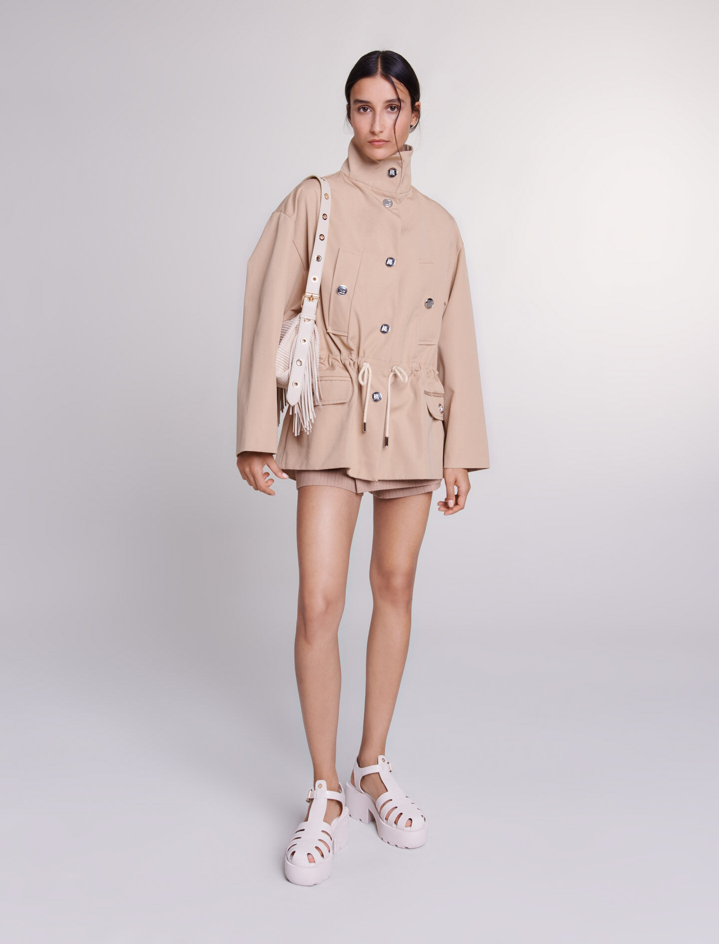 Waterafstotende parka - Beige