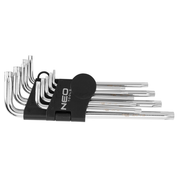 Klucze Torx, z magnesem, zestaw 9 szt. NEO 09-526