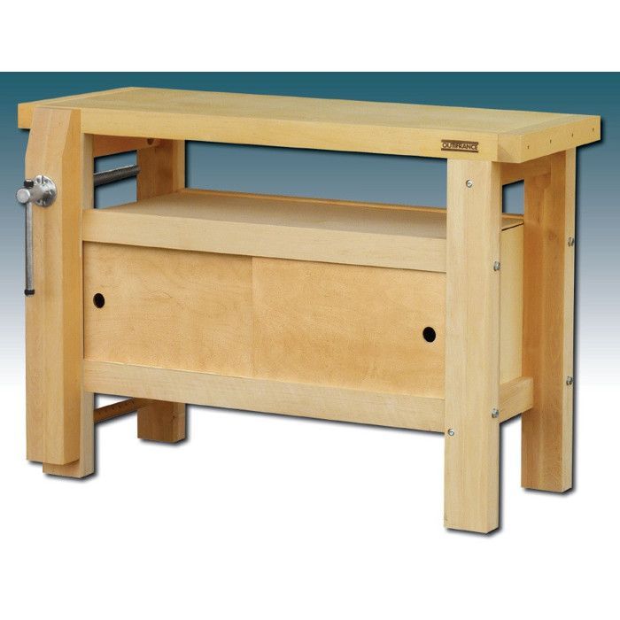 Outifrance - Banco de trabajo profesional de madera de 1,20 m, carga máxima 500 kg. OUTIFRANCE
