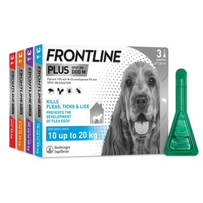 FRONTLINE® Plus Spot On για Σκύλους - M (10-20kg)