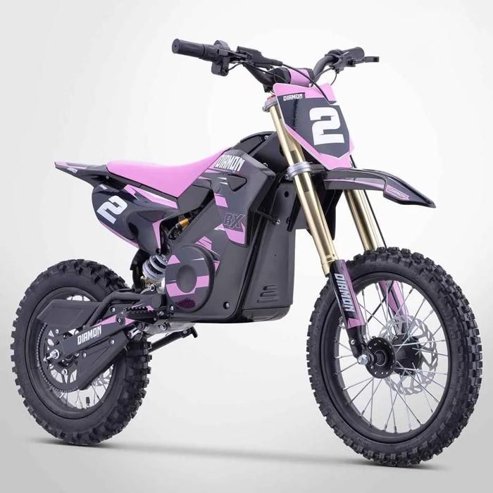 Kinder-Elektromotorrad 1600W / ORION 1600W Motocross-Bike / 14/12 / Pink