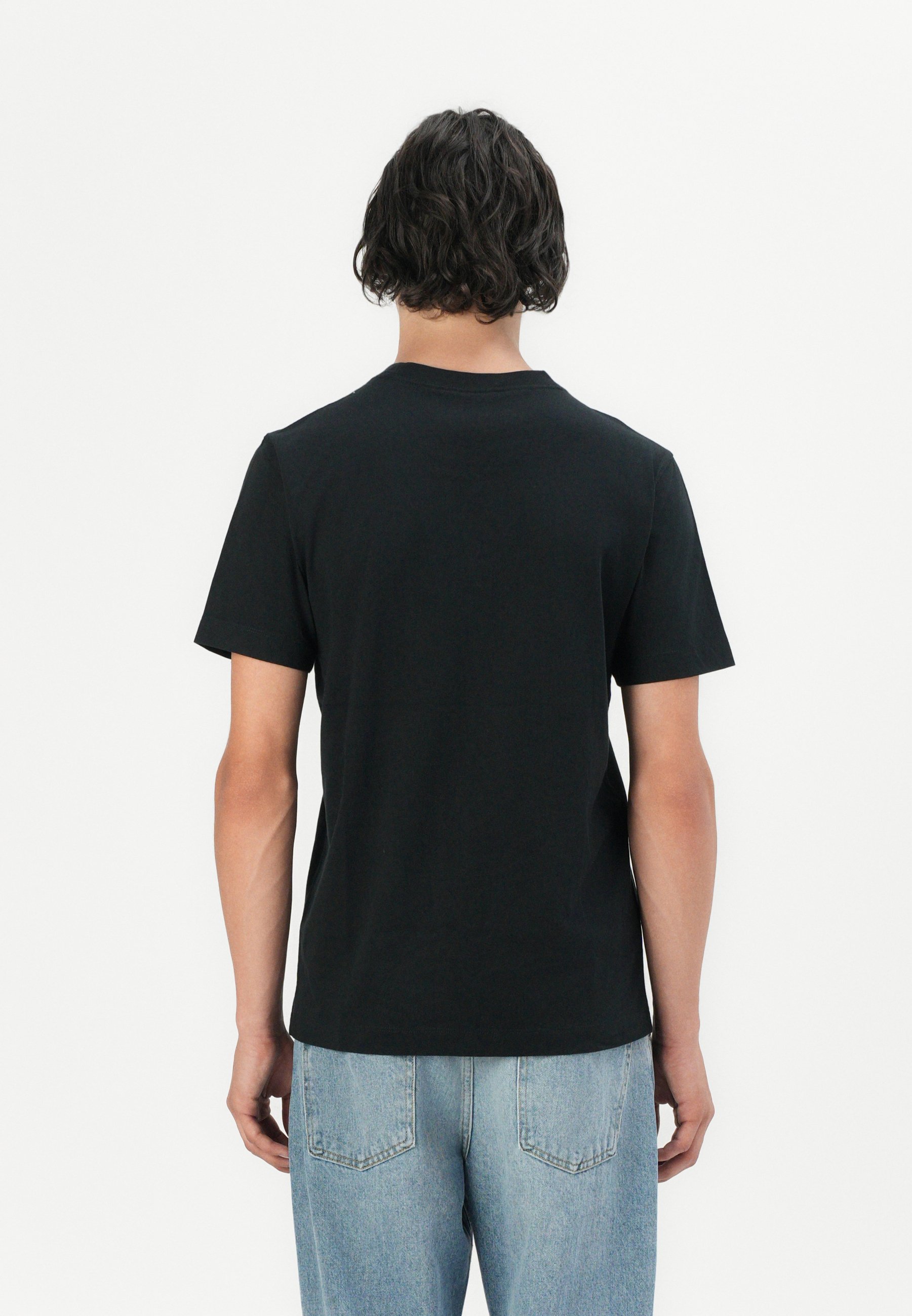 Abercrombie & Fitch ICON CREW 5-PACK - Basic T-shirt - zwart/gebroken wit/zandkleur/bruin/wit