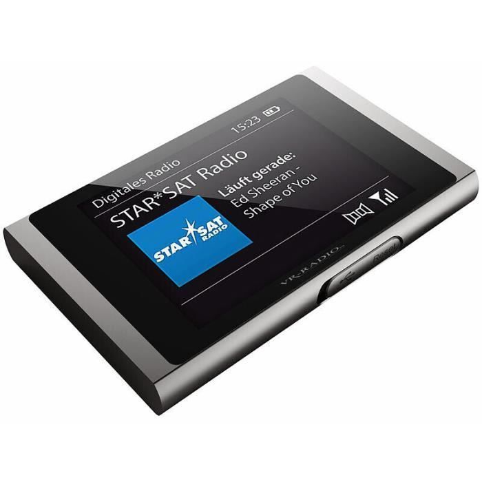 DAB+/FM Pocket Radio - VR Radio - DOR-350.mini - Rechargeable - Headphones Included - Color Screen