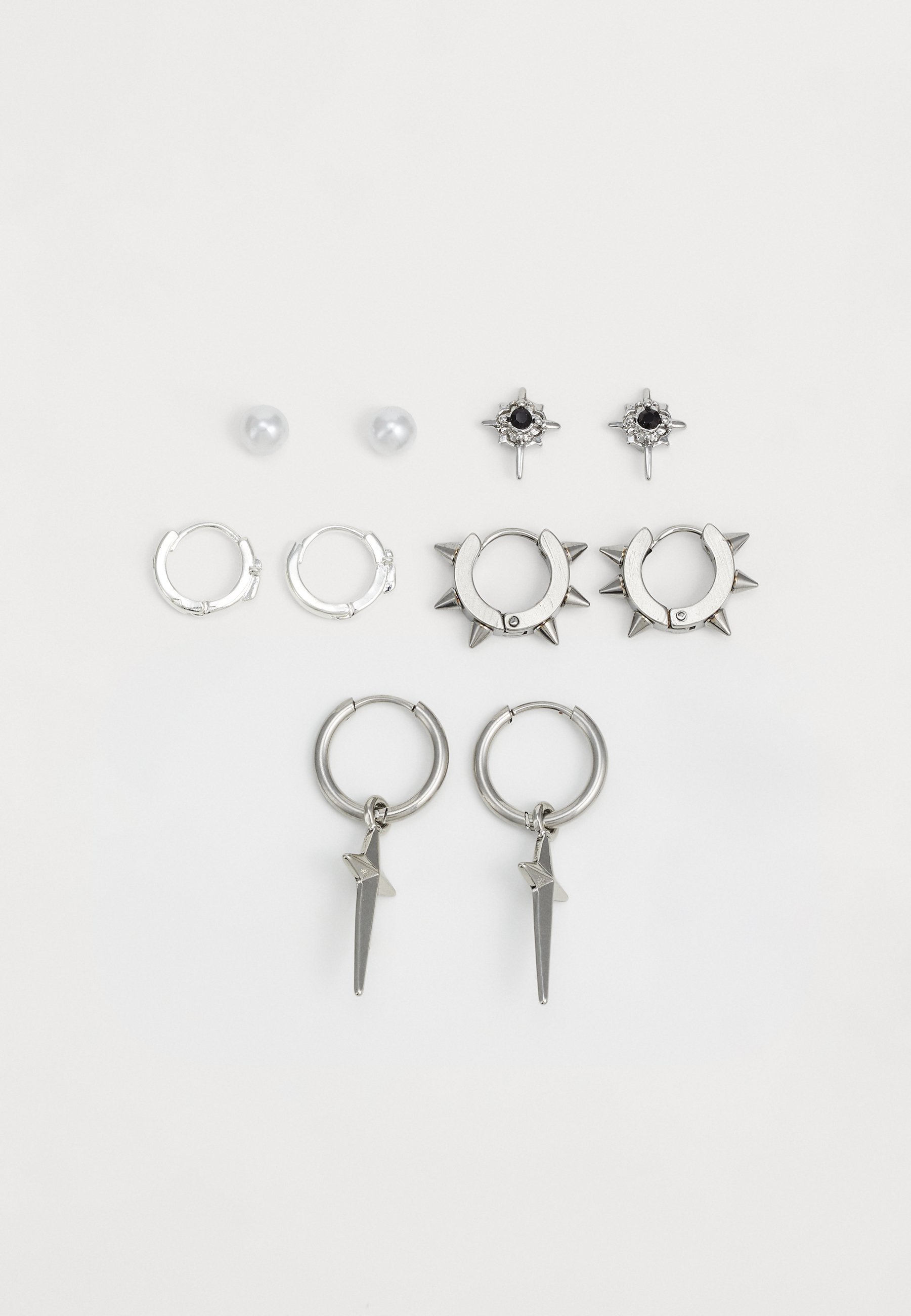 SET UNISEX YOURTURN - Orecchini - color argento