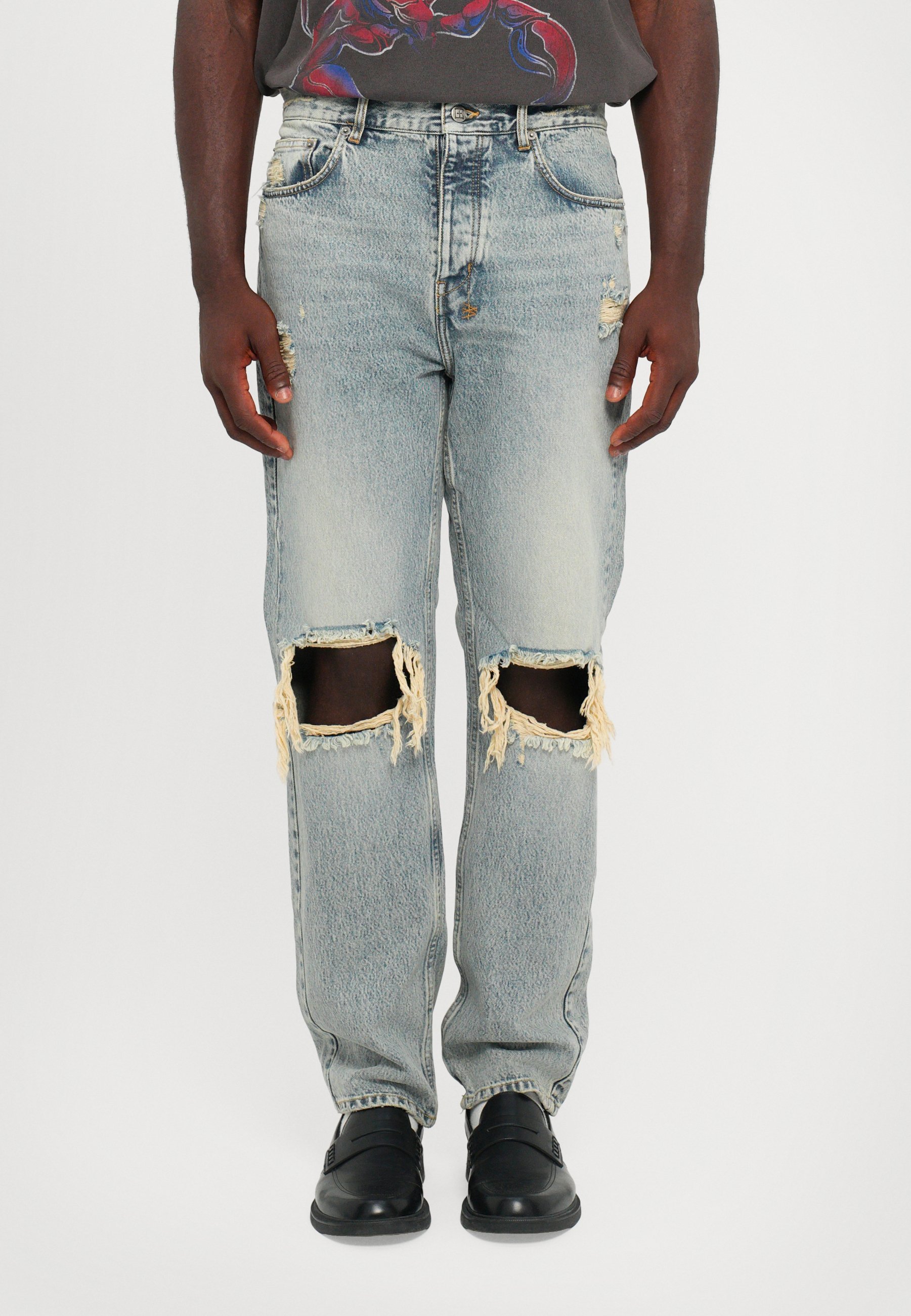 Jeans Ksubi MAX PUNK ETERNITY - vestibilità comoda - blu