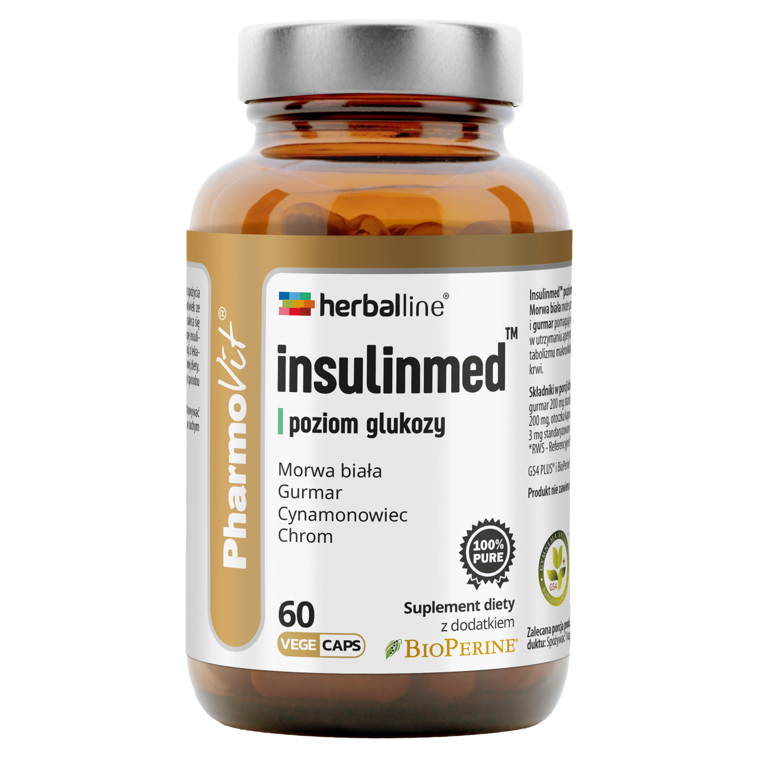 Hladina glukózy v lieku Pharmovit Insulinmed
