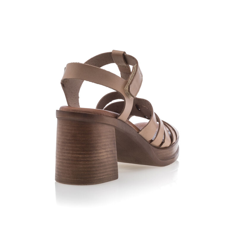 Beige Damen-Sandalen / Zehenfreie Schuhe