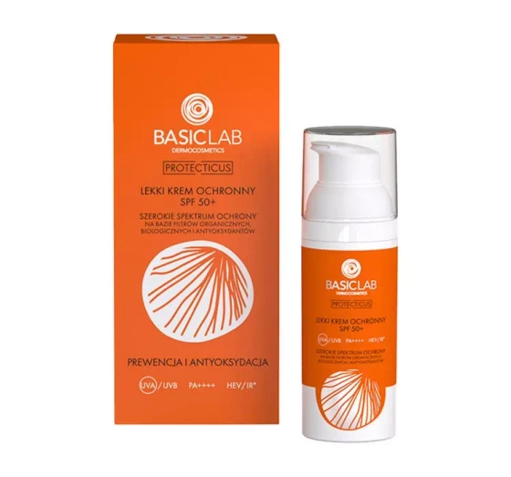 BasicLab Protecticus lekki krem ochronny SPF50  50 ml