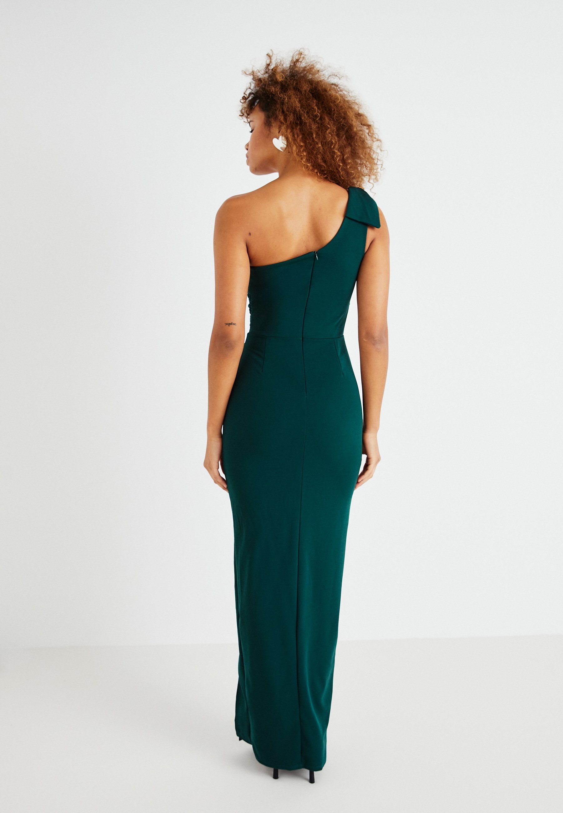 WAL G TALL WEDDING TALIA BOW MAXI - Džersijas kleita - meža zaļa