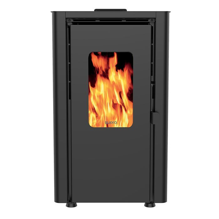 Stufa a pellet Supra da 6,1 kW bianca - Orphee 6 bianca