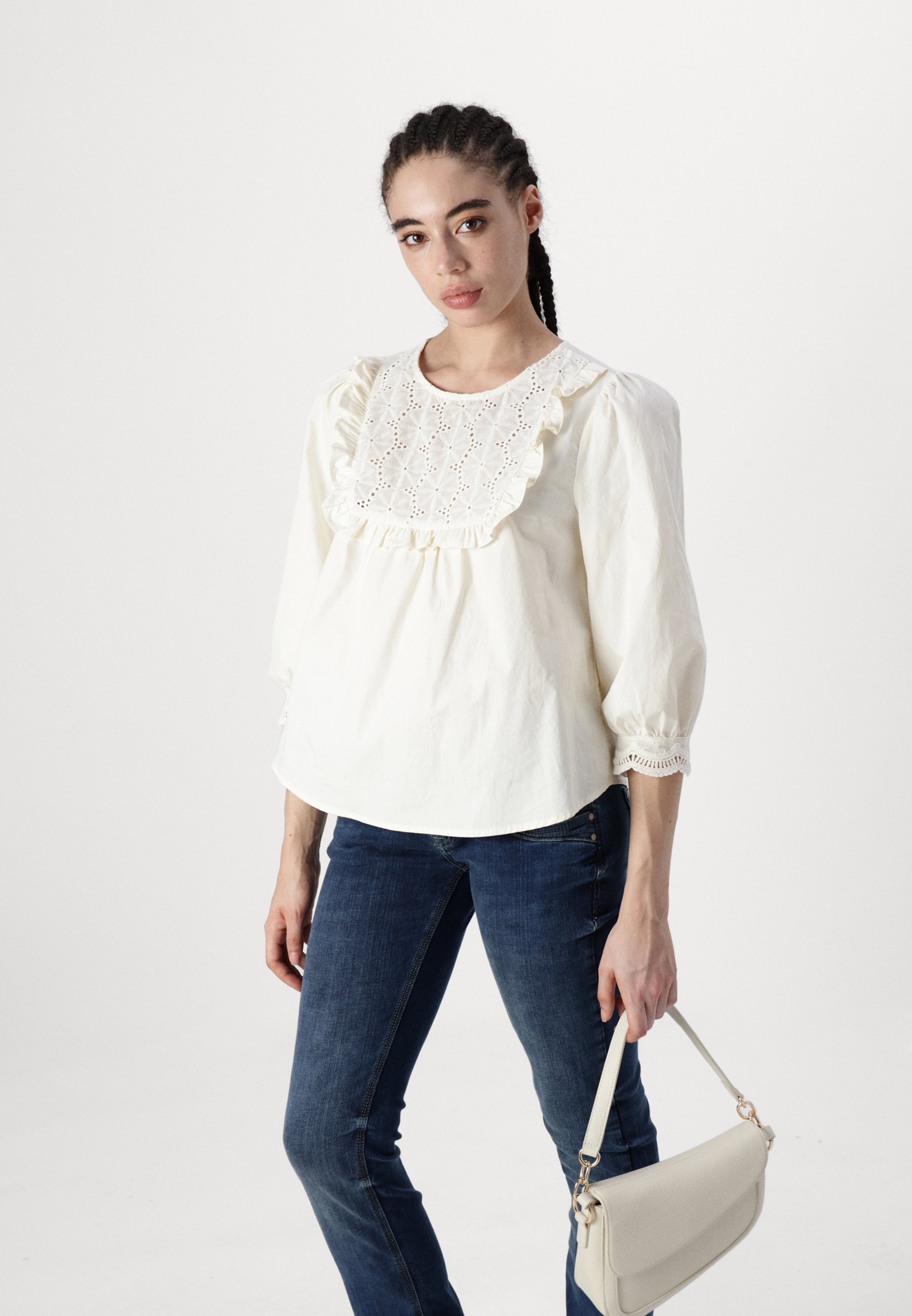 LTB JONQUIL - Jean droit - délavage bleu lapis