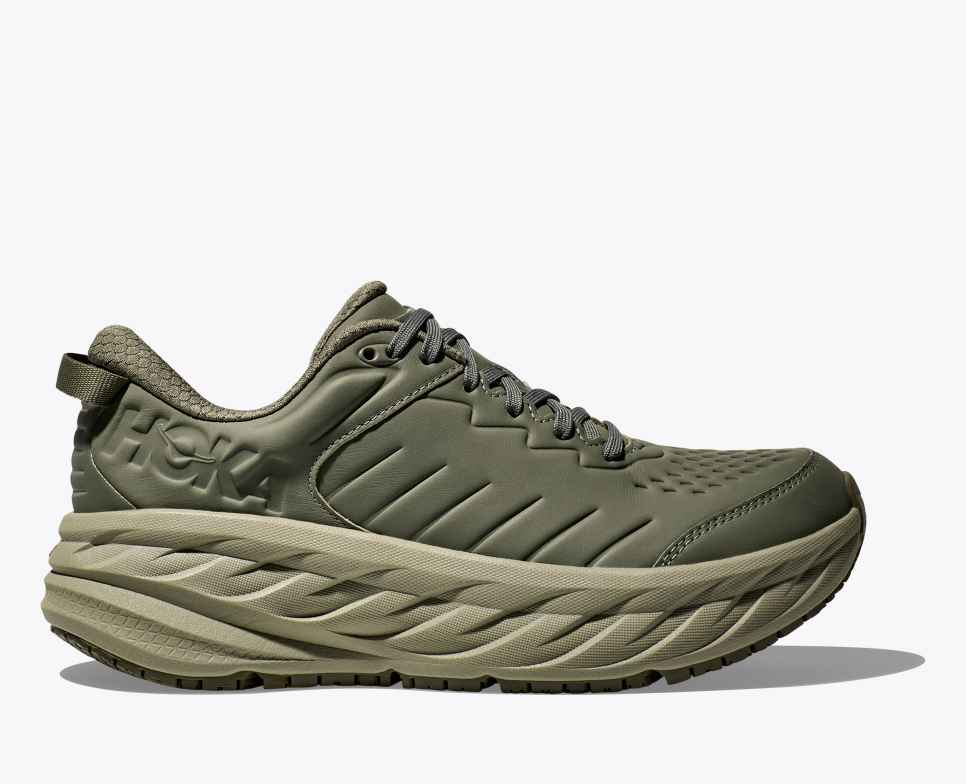 HOKA Bondi SR Olive Haze / Cebada