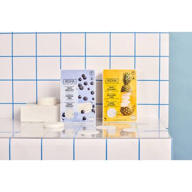 Iroha Nature Impregnált Disc AHA PHA Hámlasztó Toner Világosító Disc Vegán 1 db 1 db