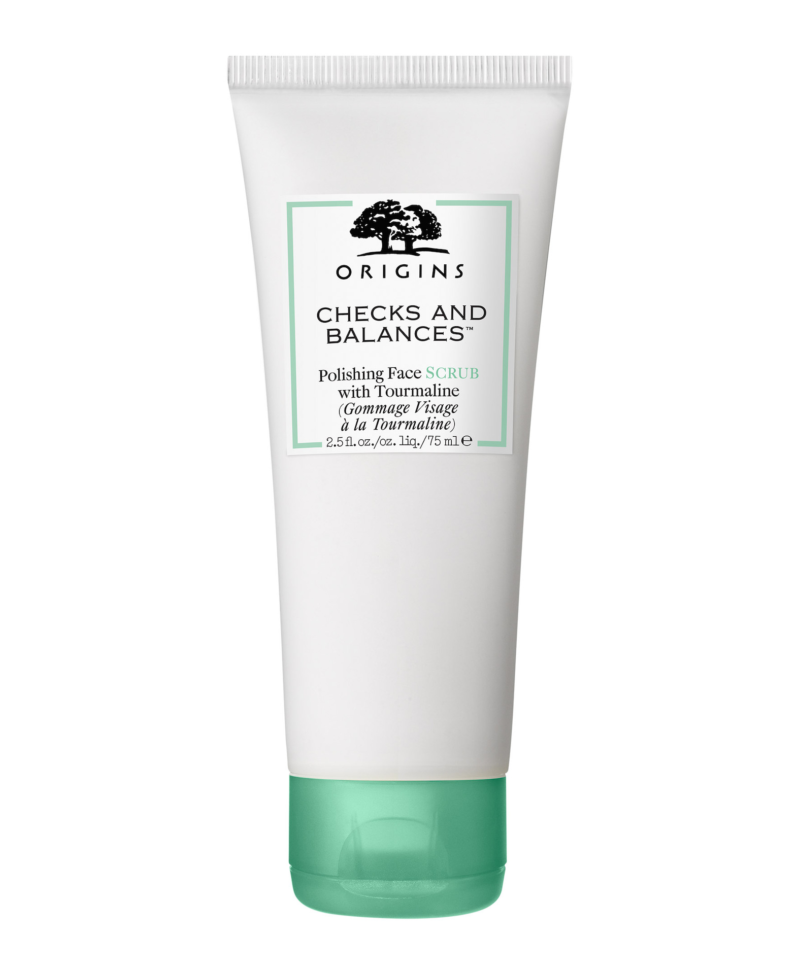 Lešticí peeling na obličej Checks and Balances™ s turmalínem 75 ml - Origins