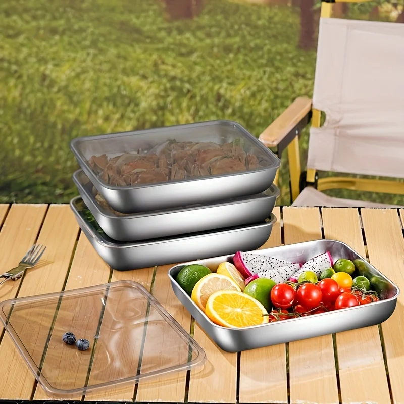 Boîte de conservation avec couvercle, idéale pour conserver les fruits et légumes, rangement de cuisine