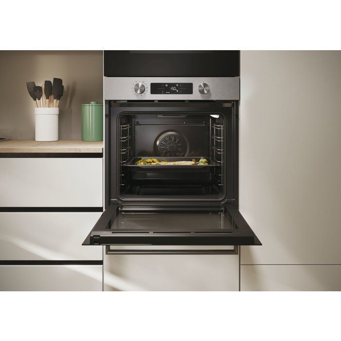 Horno pirolítico e hidrolítico empotrable - CANDY CA6 N3B3YTX1 - 78 L - Puerta fría - Clase energética A++ - Acero inoxidable