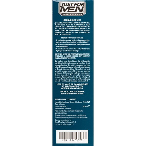 Just For Men Original Formula H-25 Tamnoplava boja za kosu 66 ml
