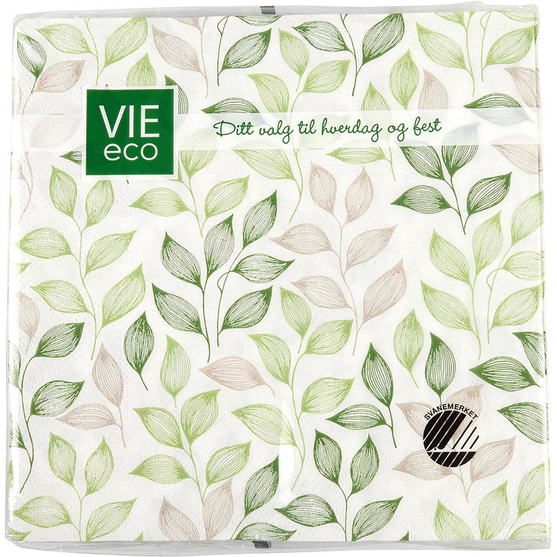 Vie Eco Servietter 20-pakning 33x33 cm