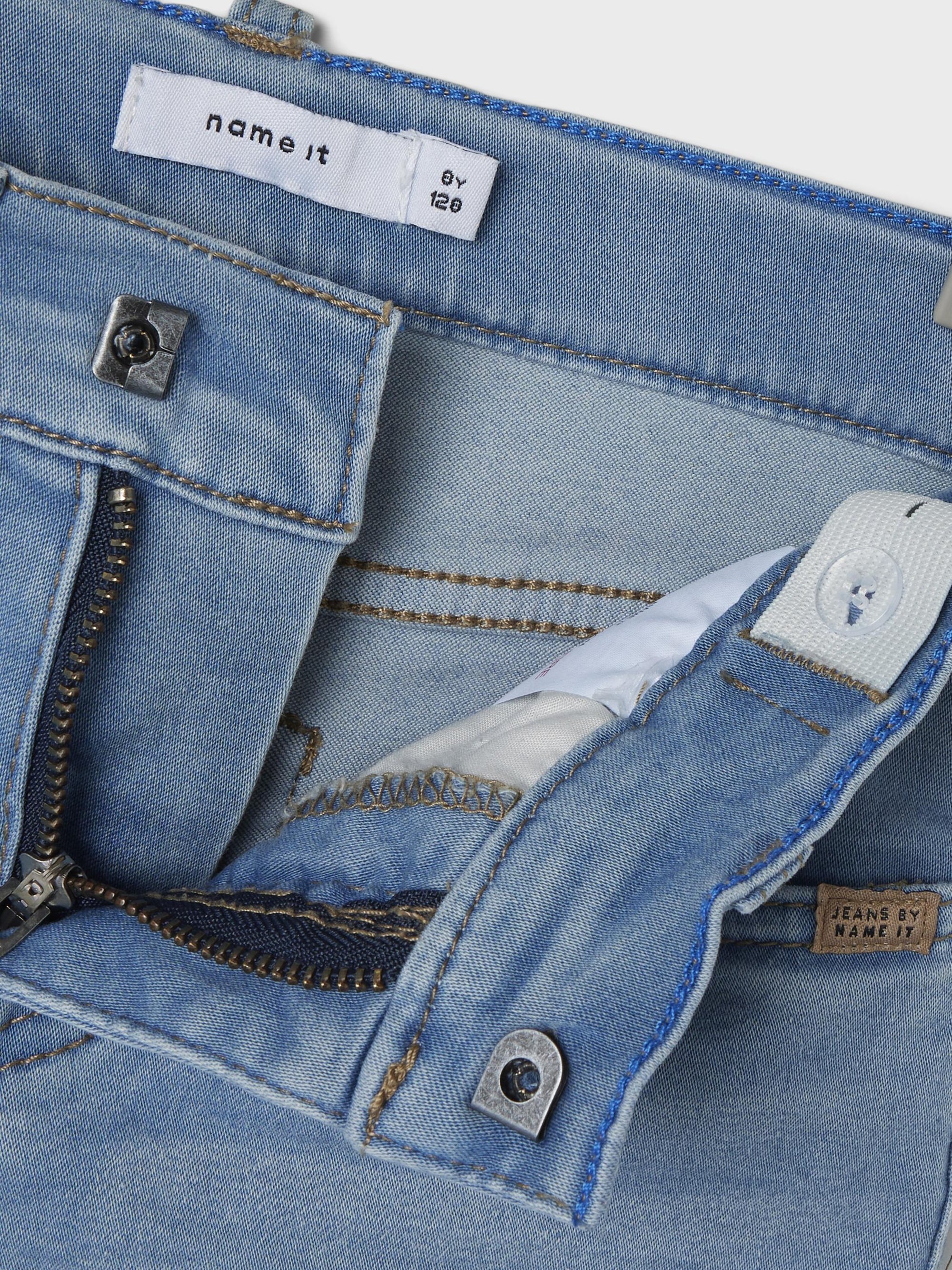 Noem het NKMTHEO - Slim fit jeans - lichtblauwe denim
