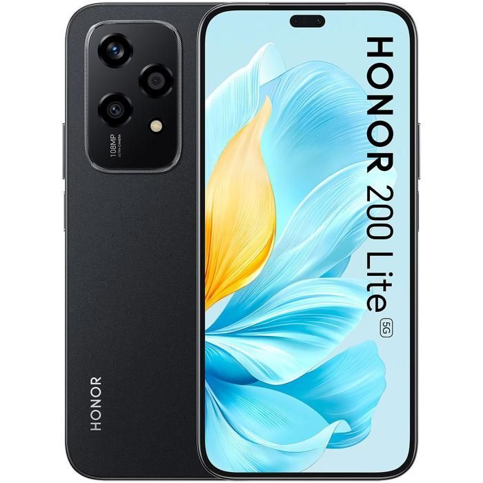 Smartphone - HONOR - 200 Lite - 8Go RAM - 256Go - 6.7