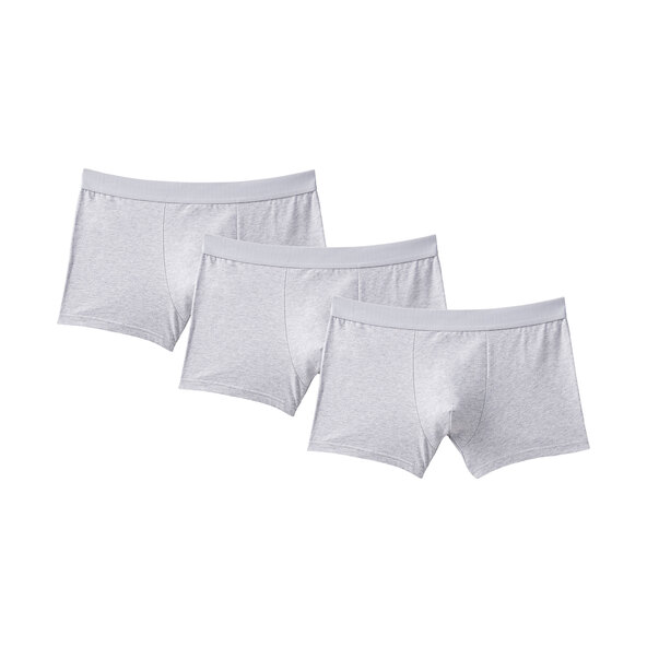 Boxeri retro, gri, set de 3 bucăți
