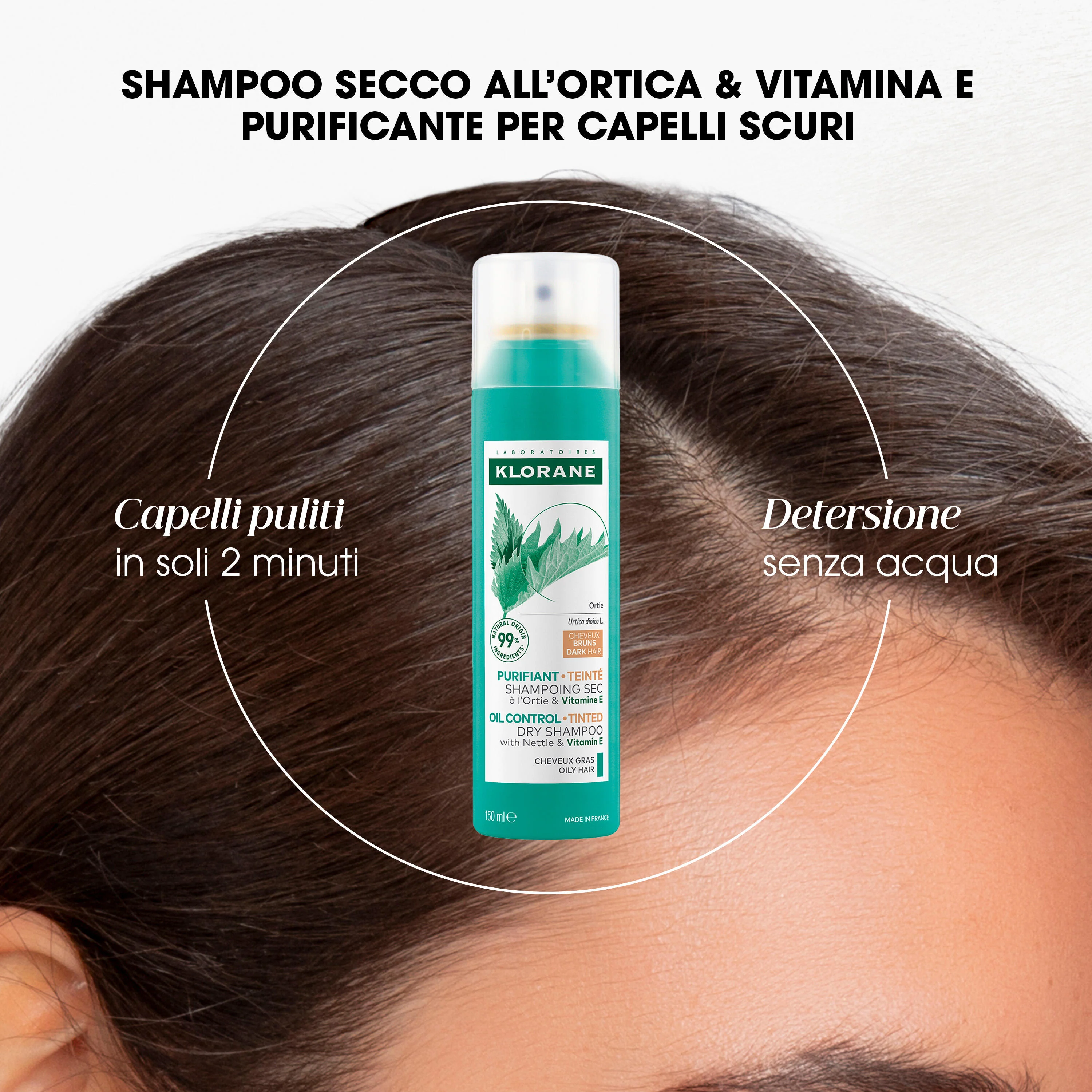 Ortica Shampoo Secco all'Ortica e Vitamina E - Shampoo Secco