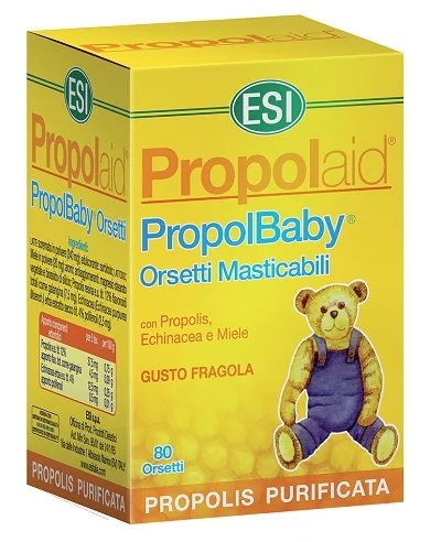 ESI Esi Propolaid Propolbaby 80 tabletten met aardbeiensmaak