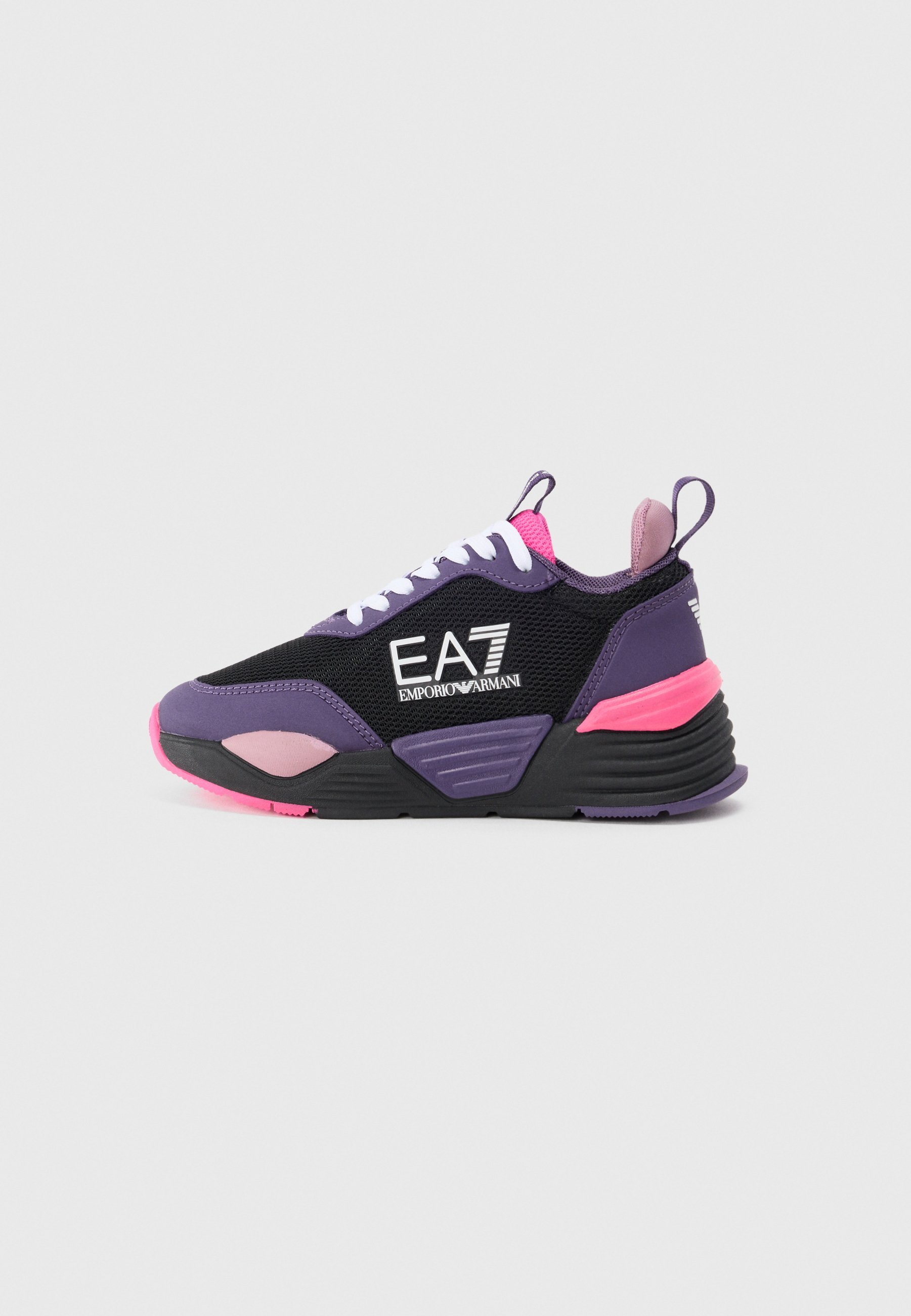 EA7 Emporio Armani UNISEX - Sneakers - zwart/druif/oude orchidee/roze gloed